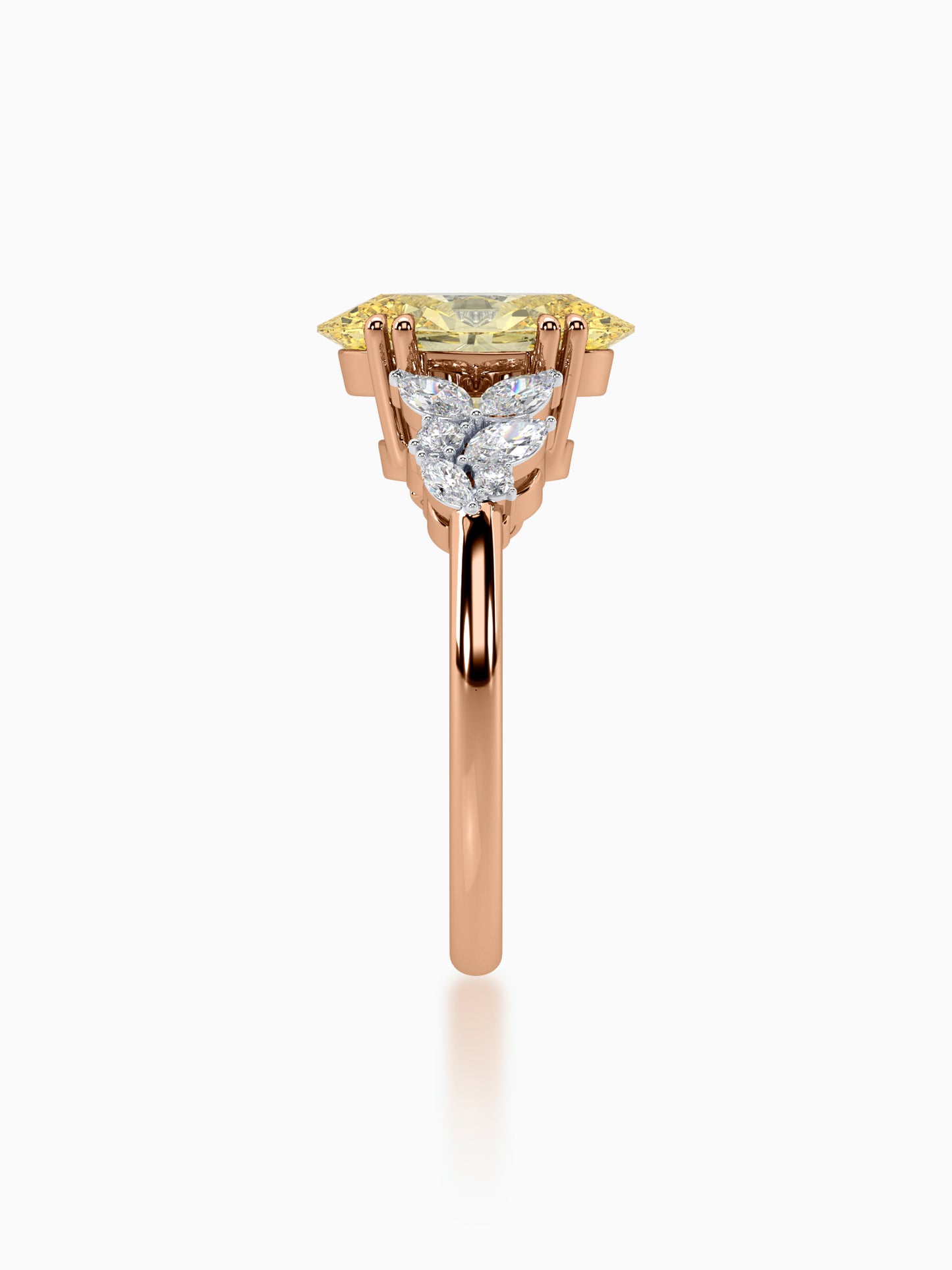 Forever flame diamond ring