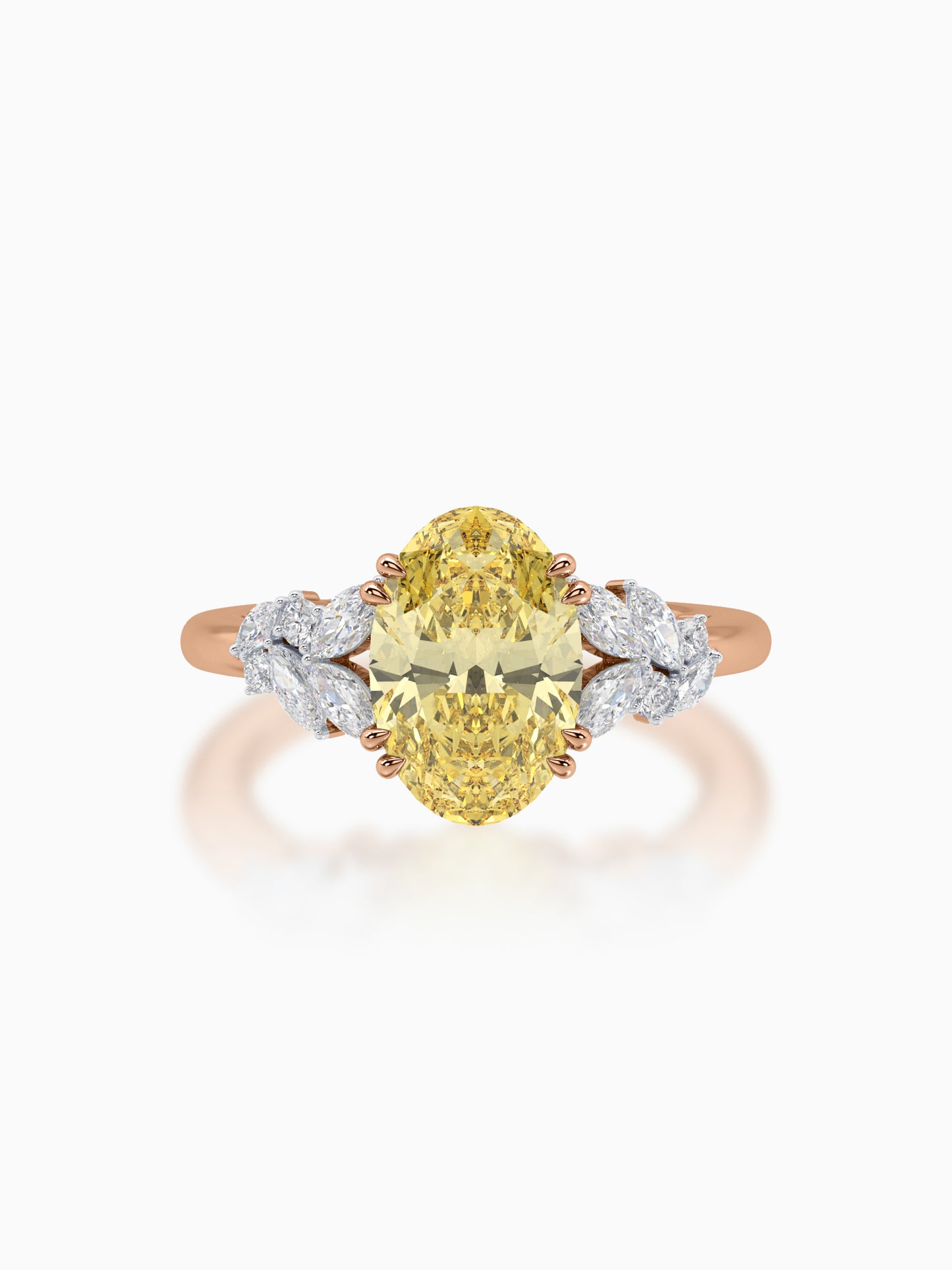 Forever flame diamond ring