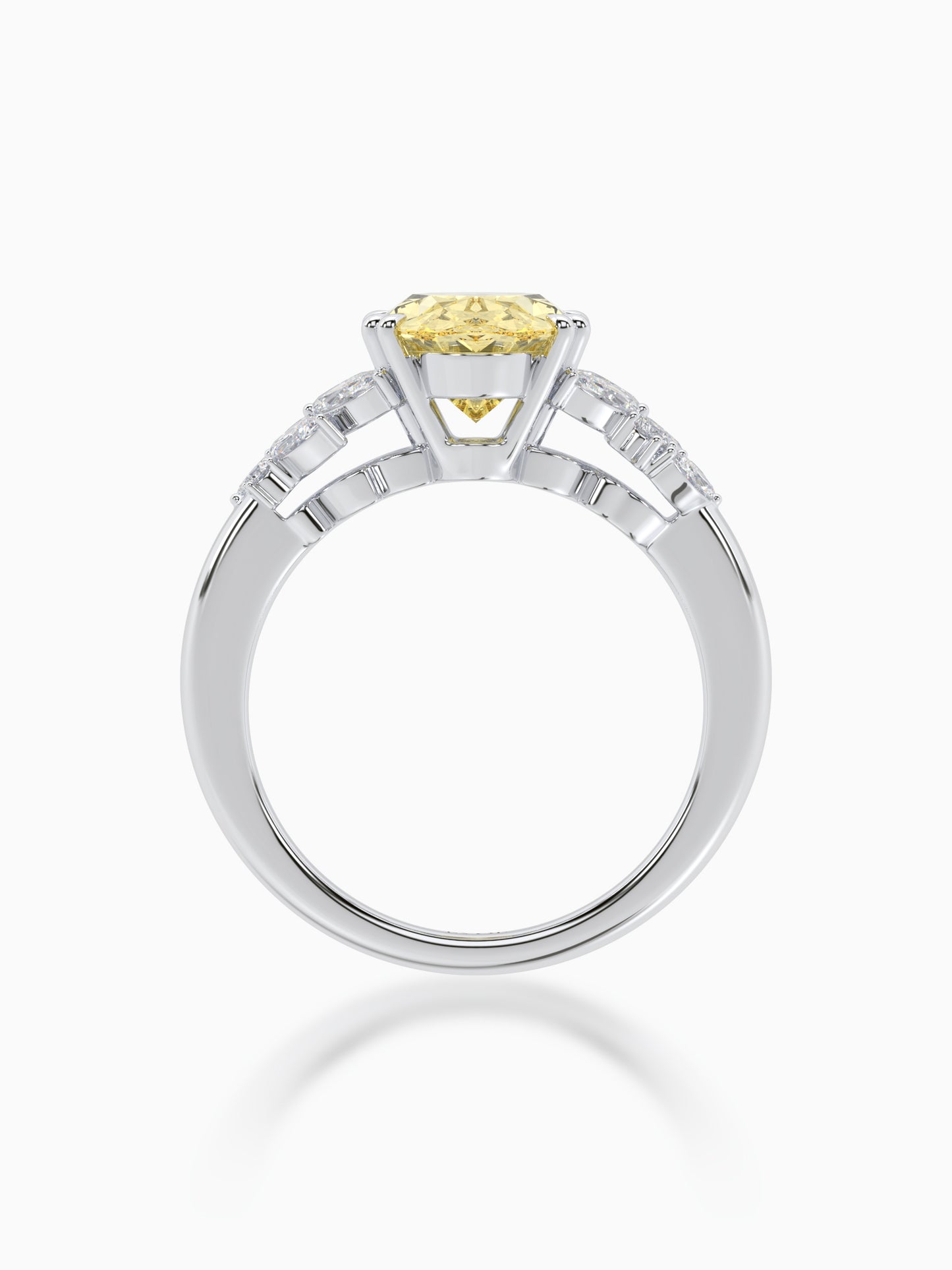 Forever flame diamond ring