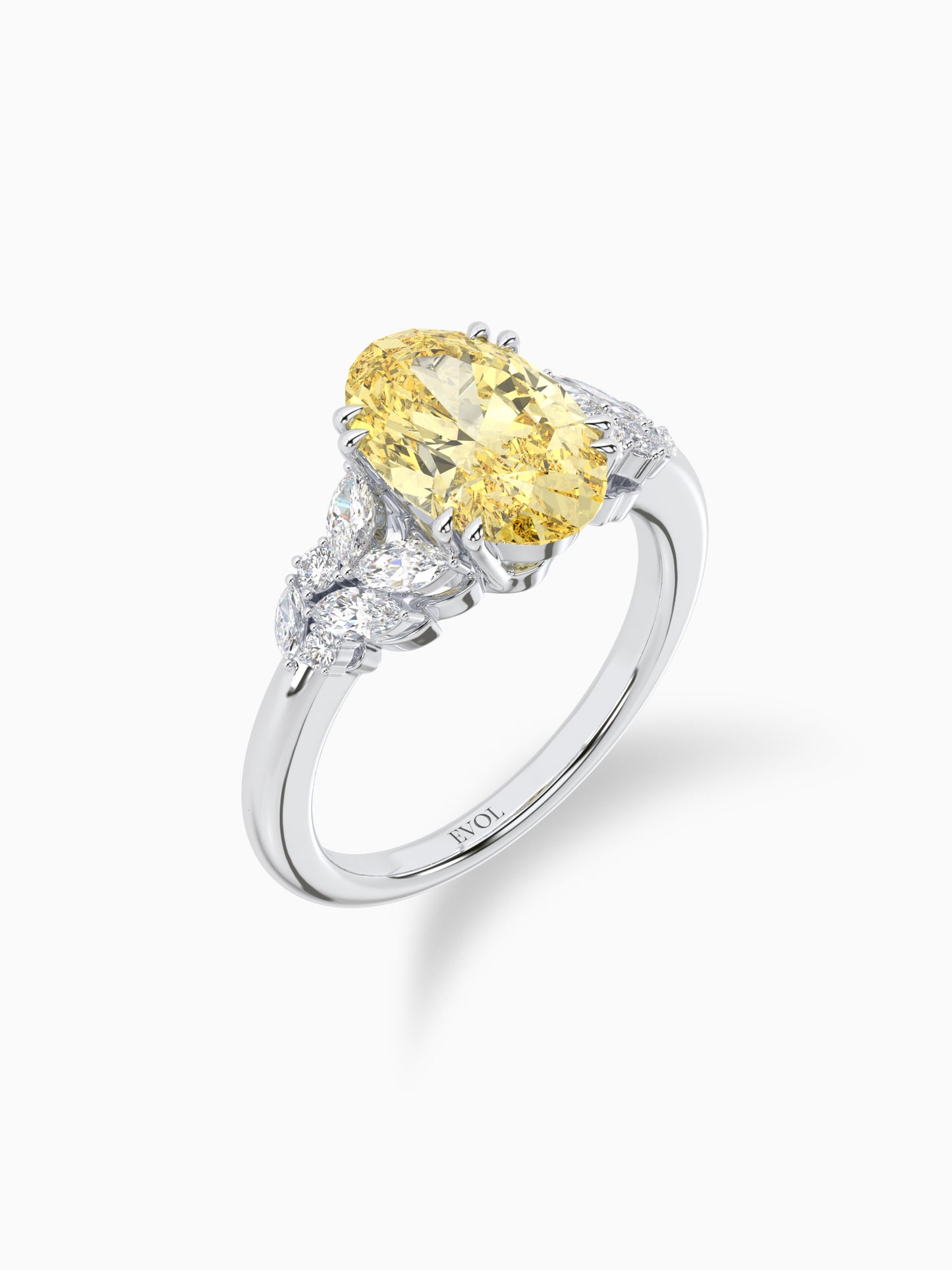 Forever flame diamond ring