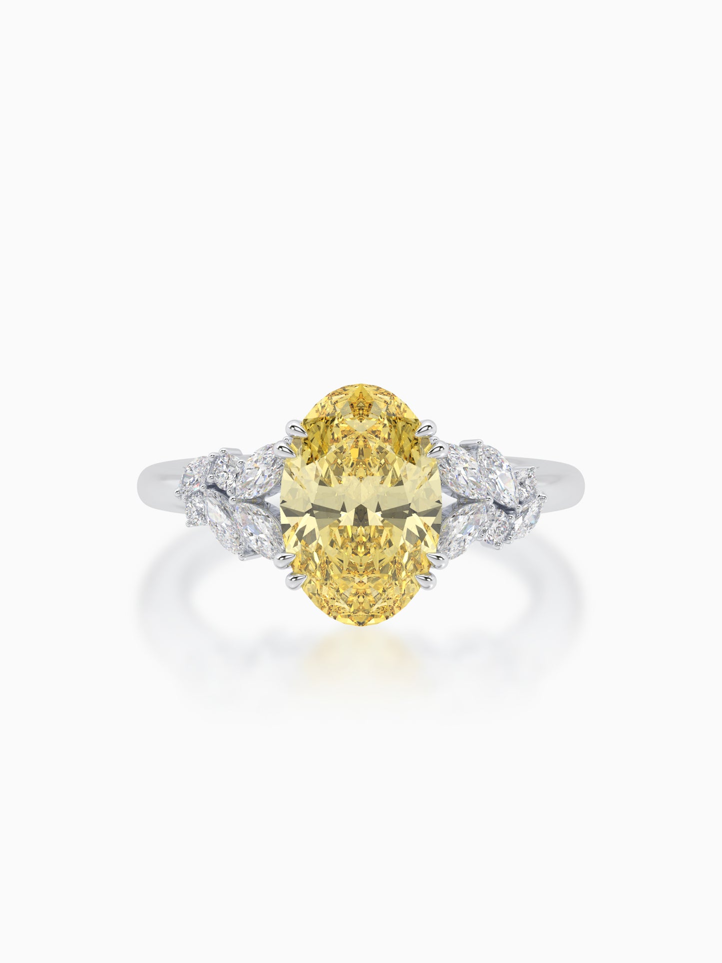 Forever flame diamond ring