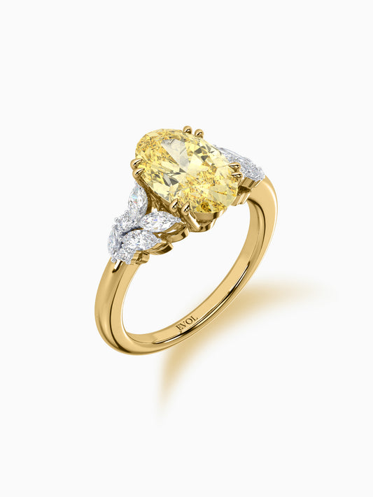 Forever flame diamond ring