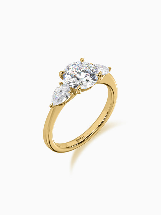 Flora diamond ring