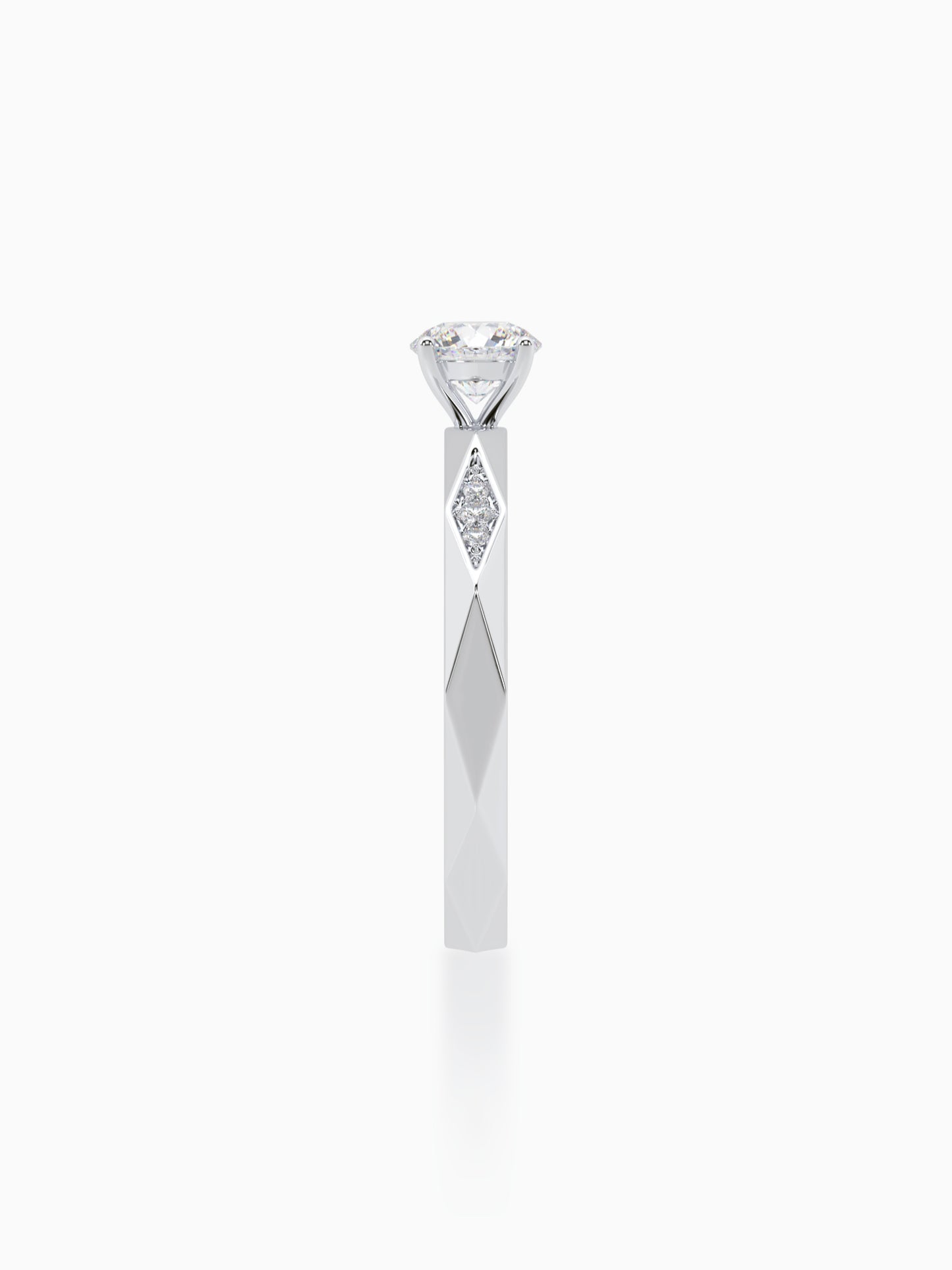 Prism diamond ring