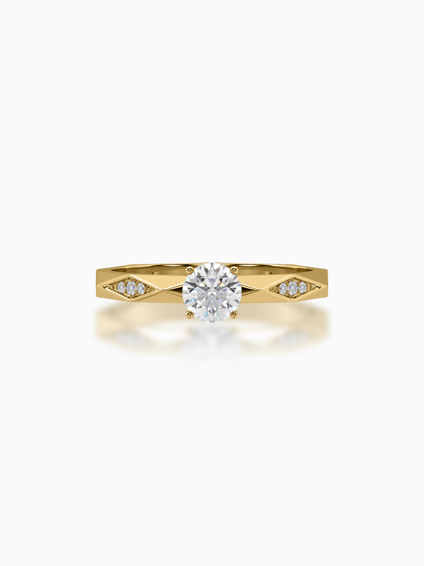 Prism diamond ring