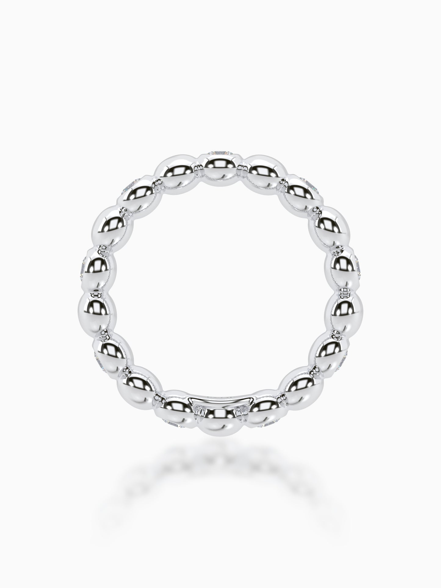 Moonlight diamond eternity ring