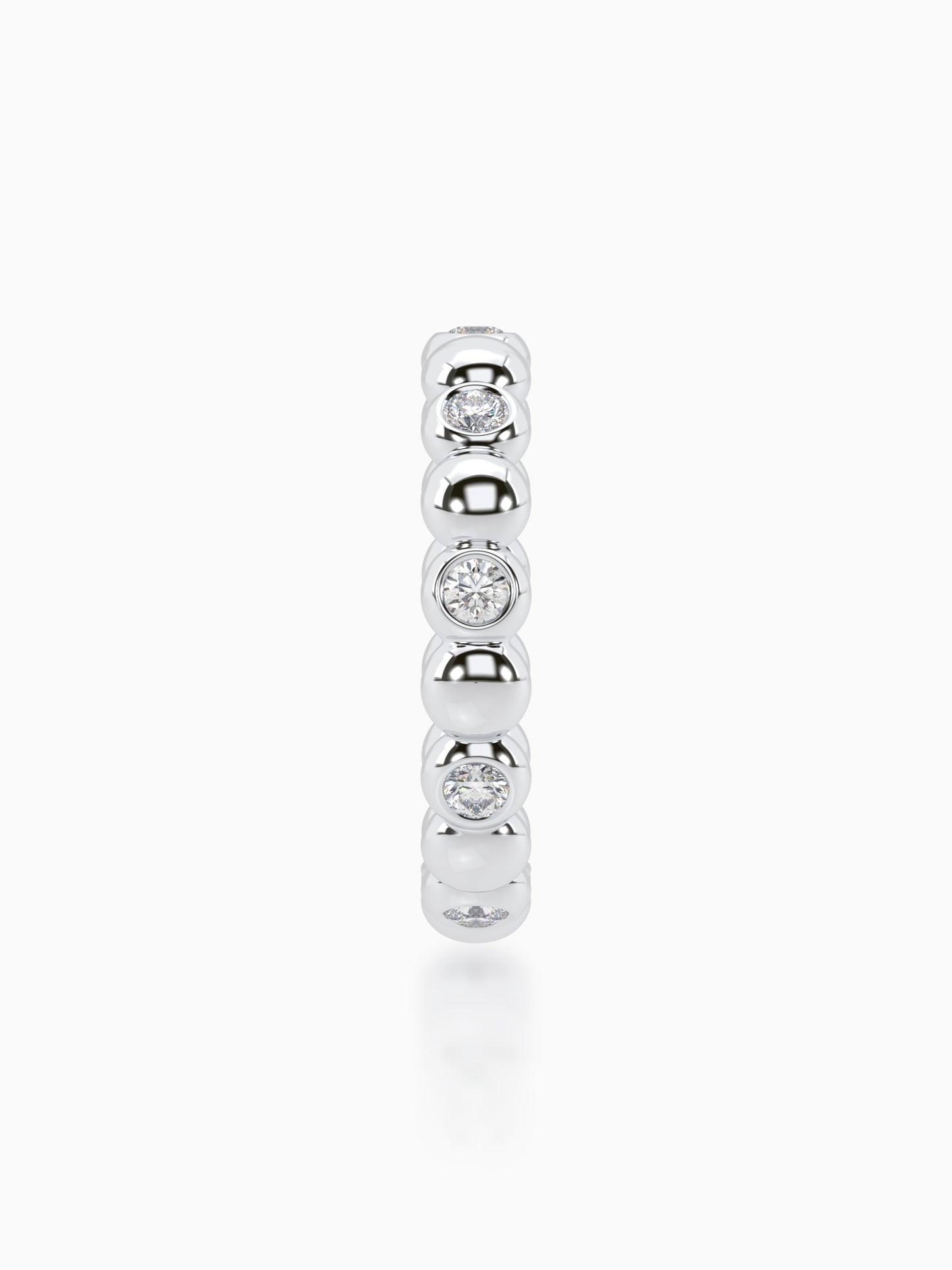 Moonlight diamond eternity ring