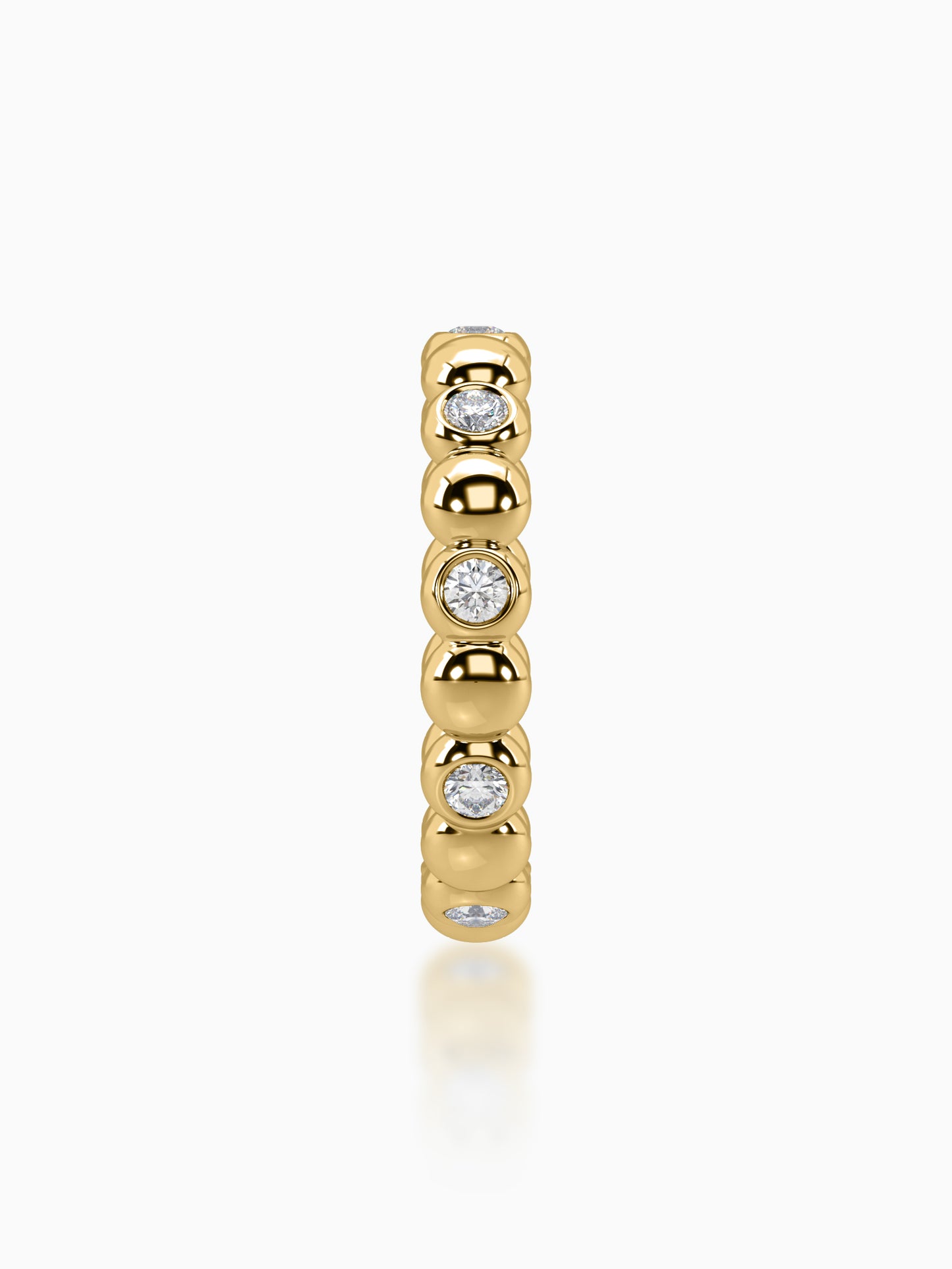 Moonlight diamond eternity ring