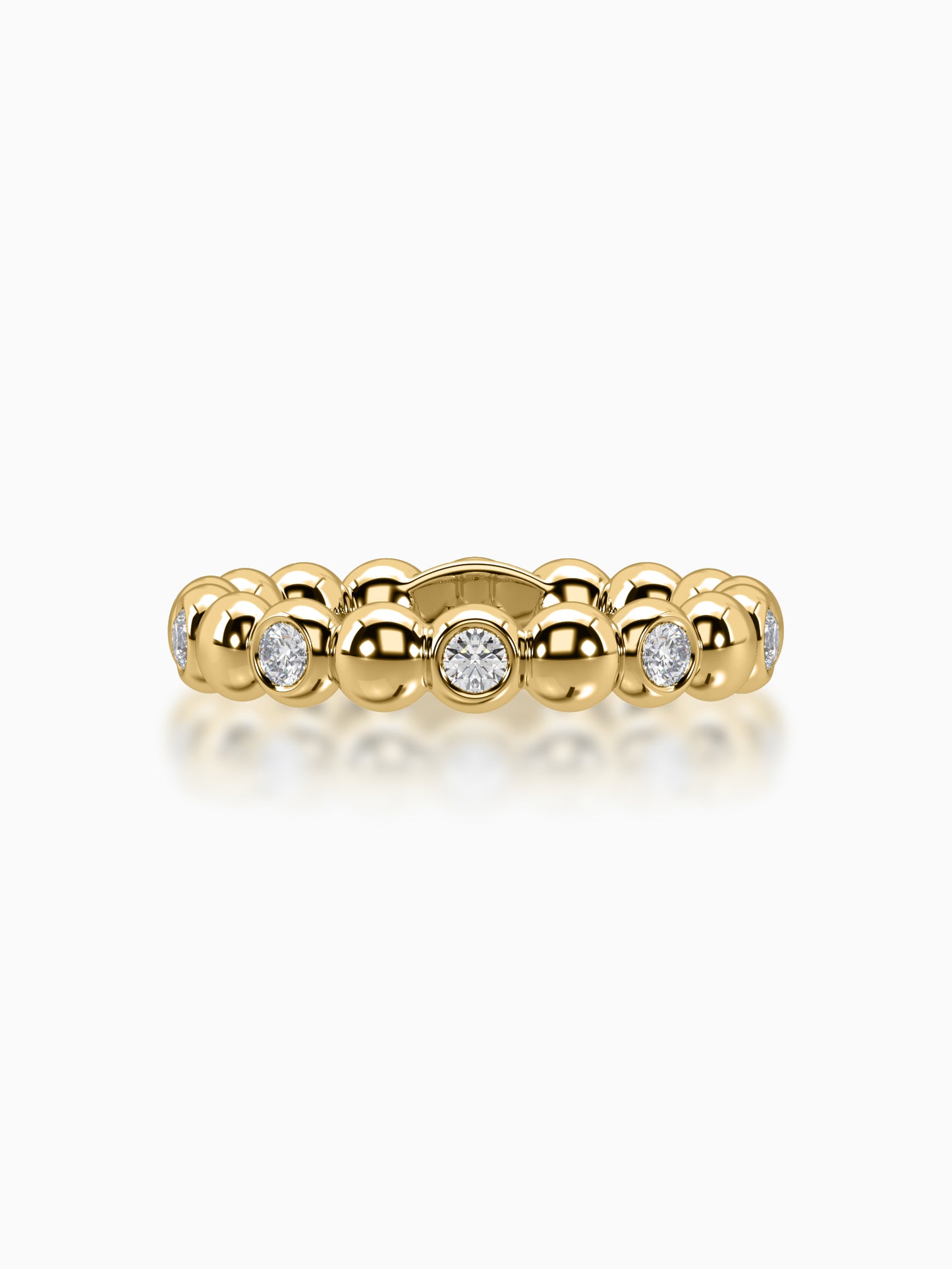 Moonlight diamond eternity ring