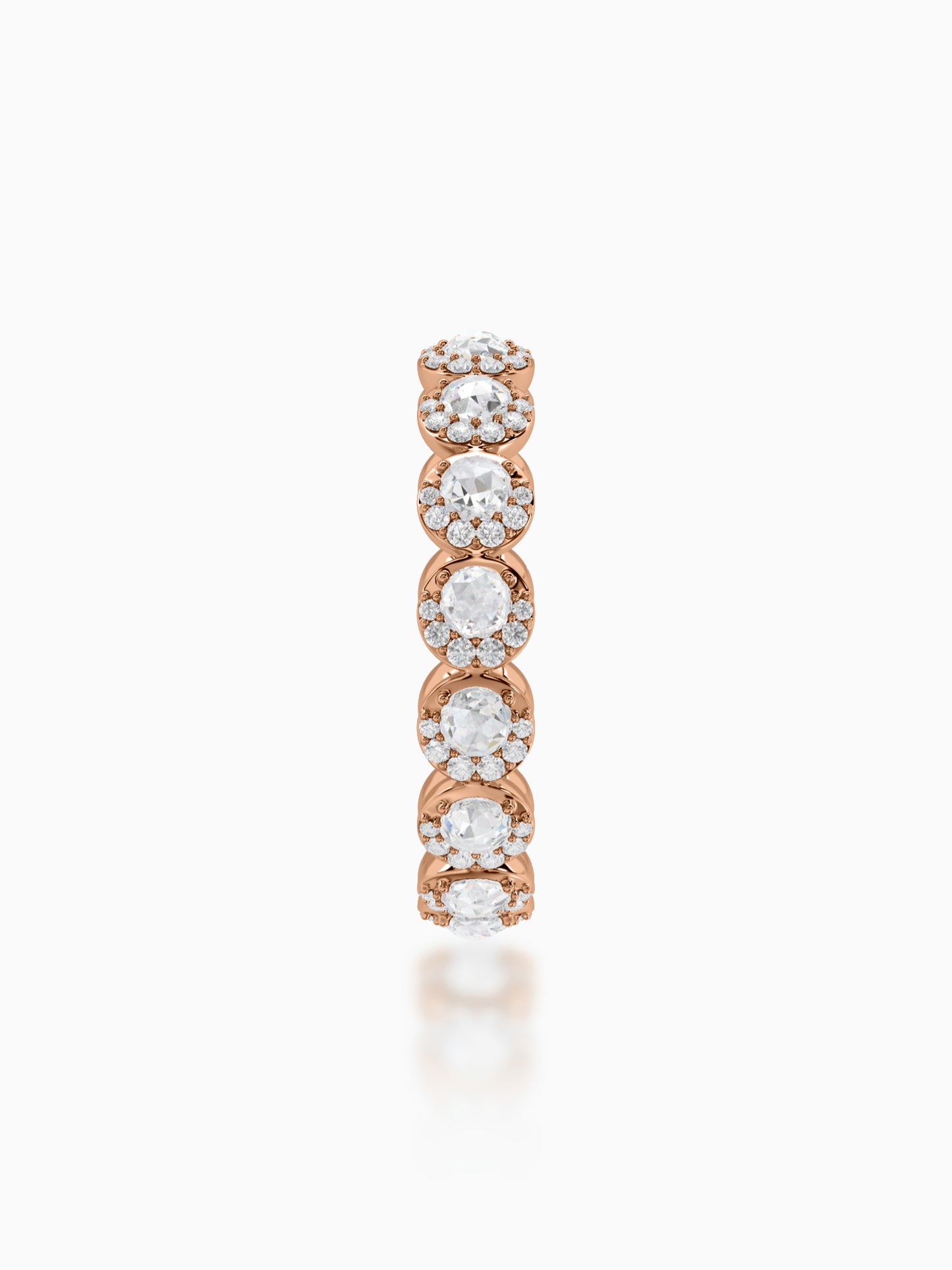 Moon shine diamond eternity ring