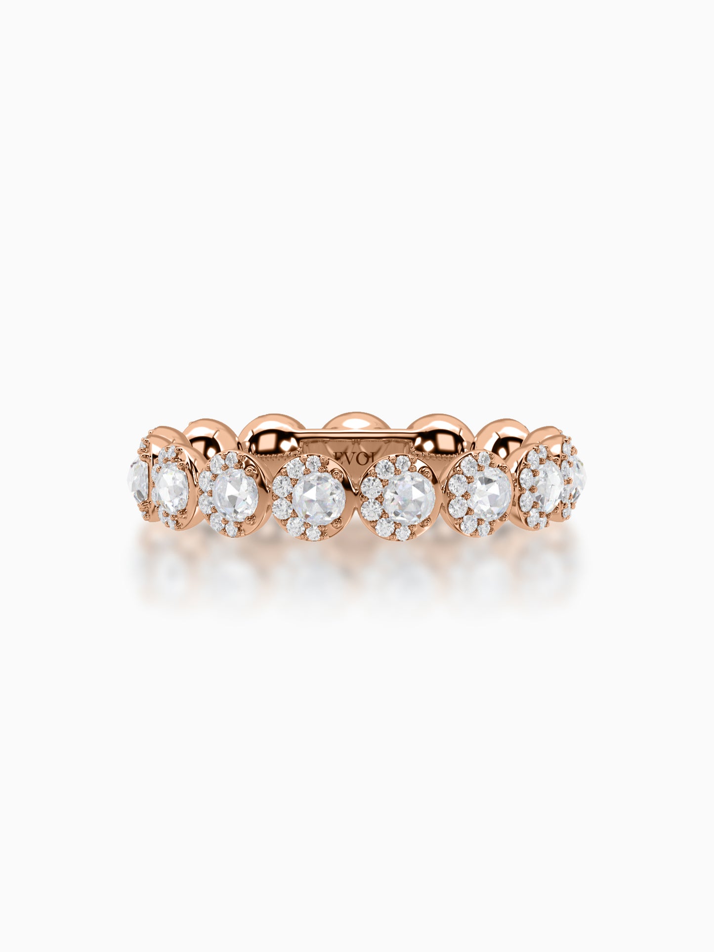 Moon shine diamond eternity ring