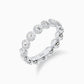 Moon shine diamond eternity ring