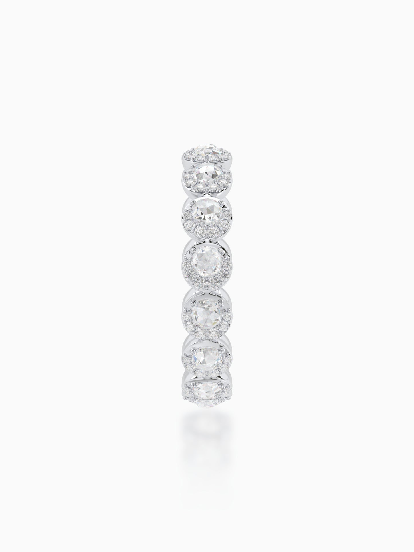 Moon shine diamond eternity ring