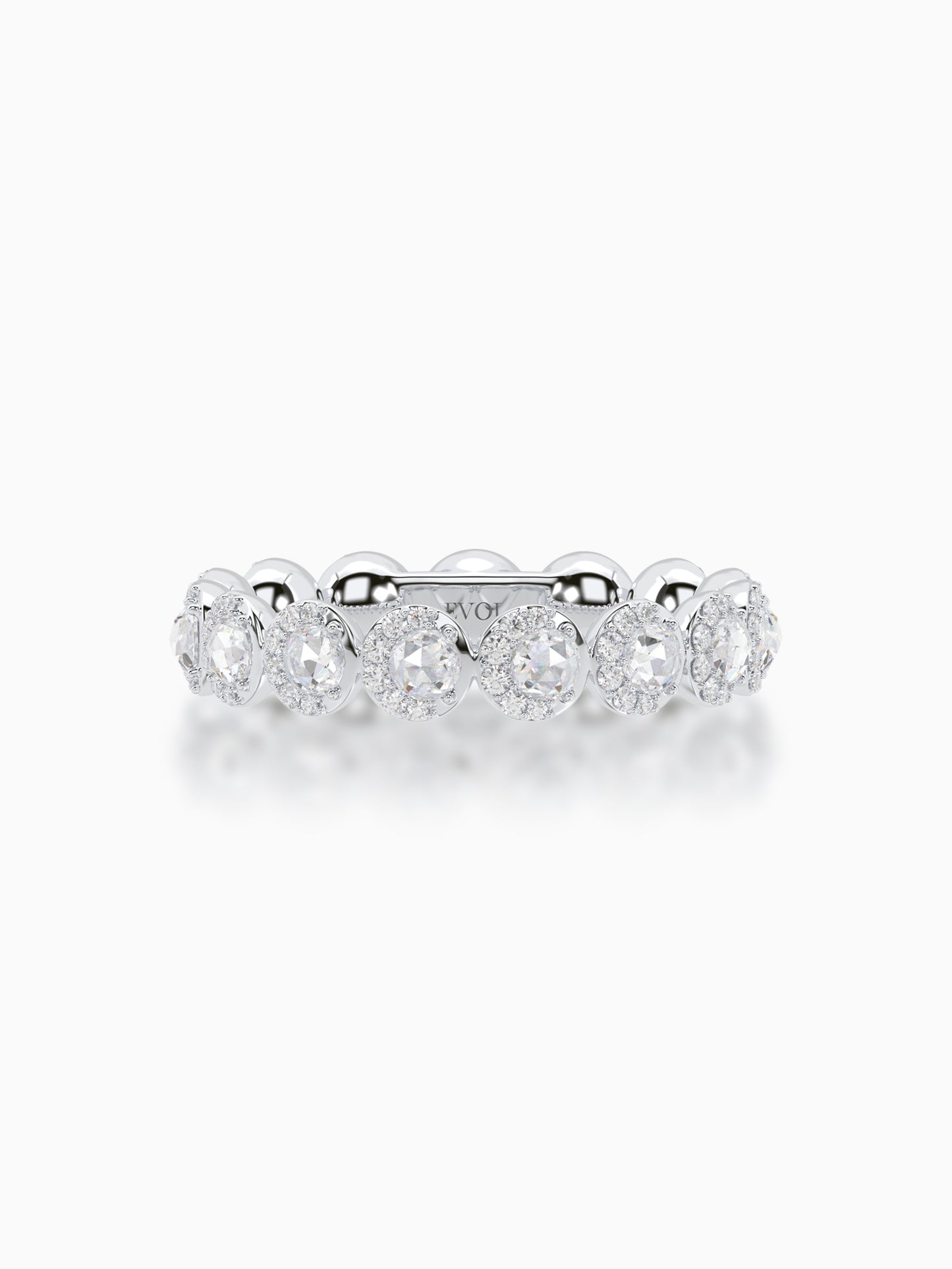 Moon shine diamond eternity ring