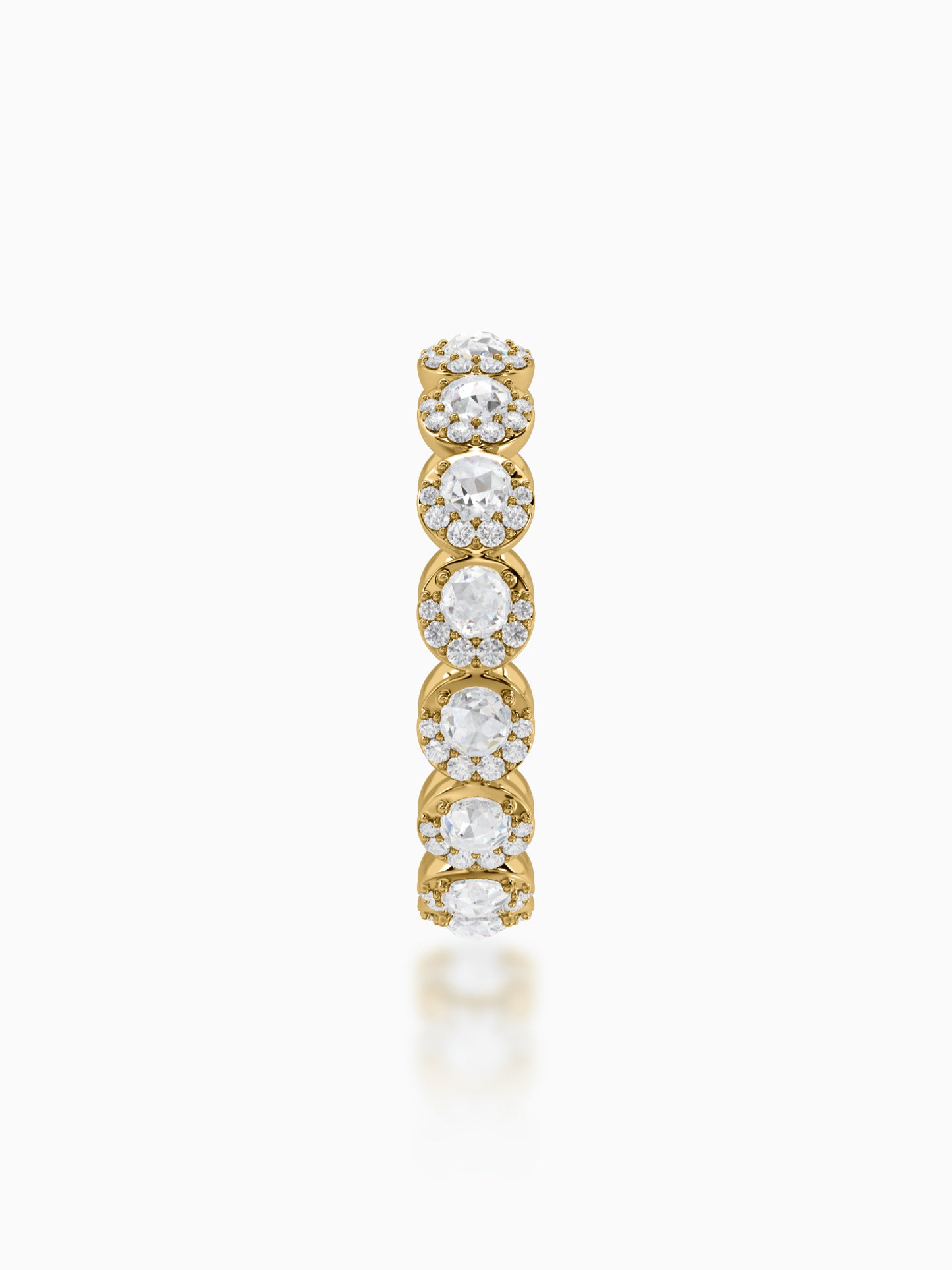 Moon shine diamond eternity ring