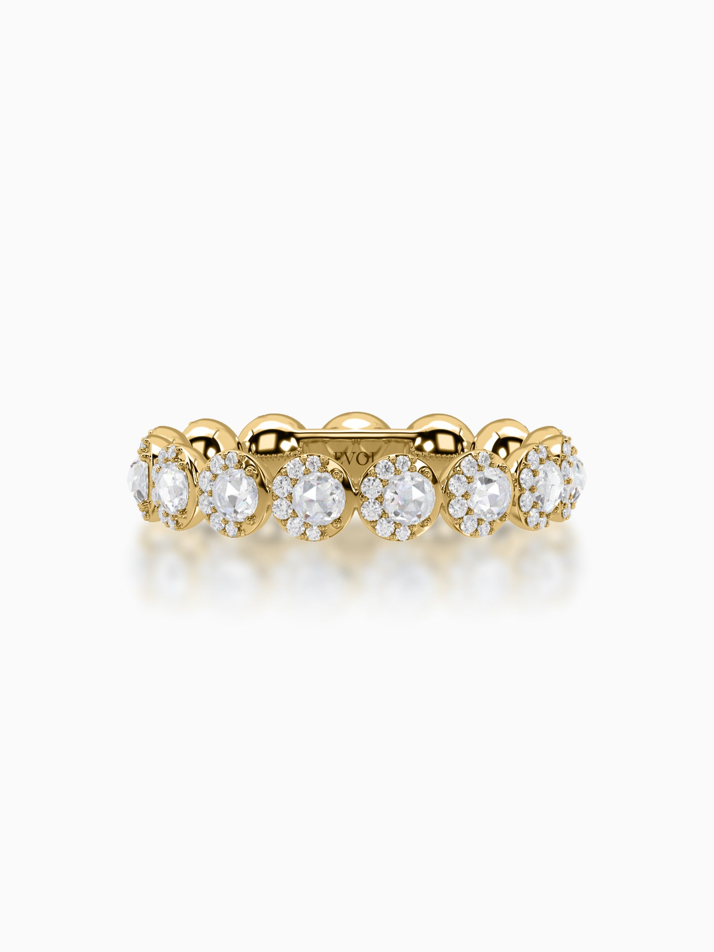 Moon shine diamond eternity ring