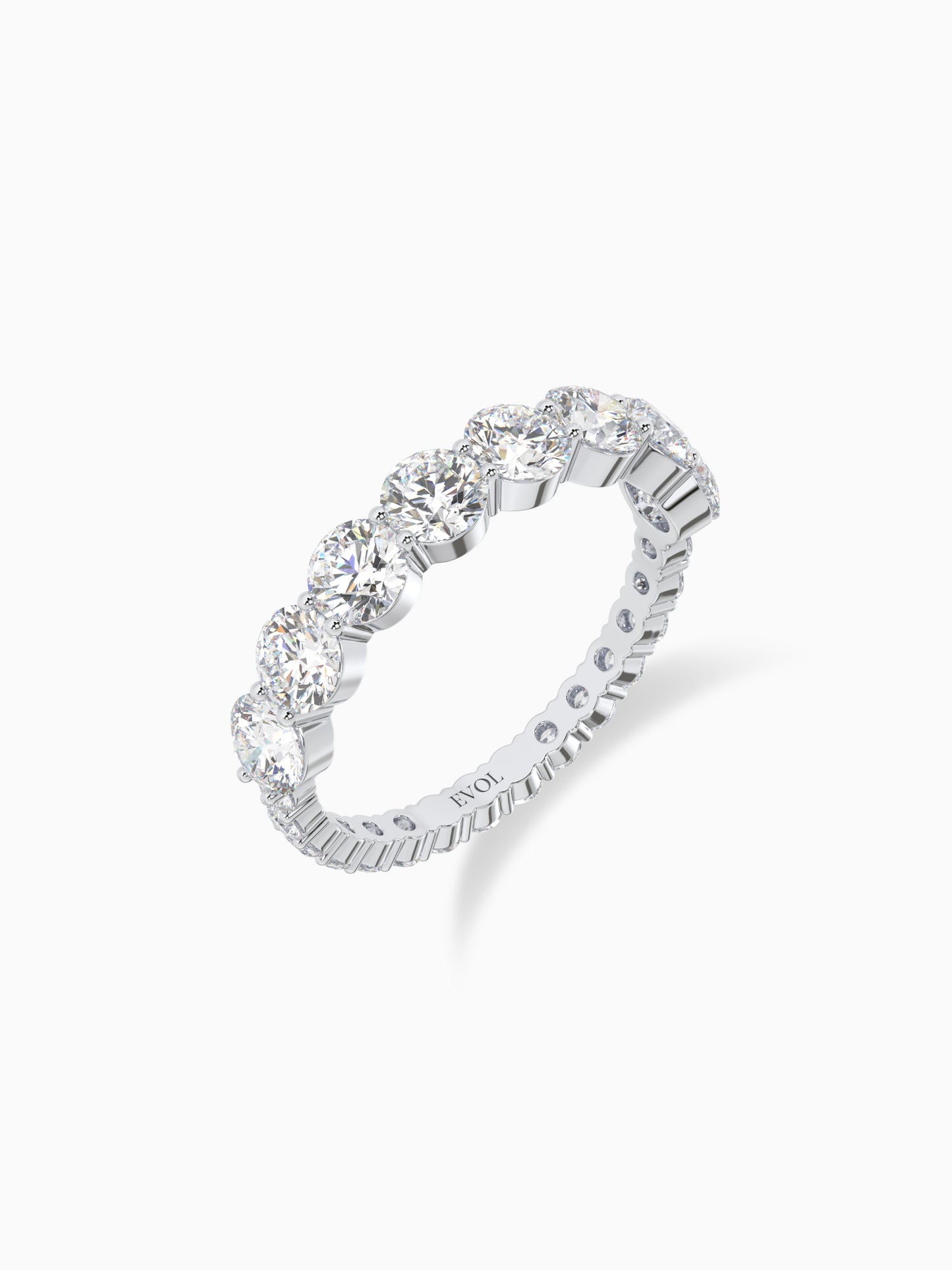 Glint diamond eternity ring