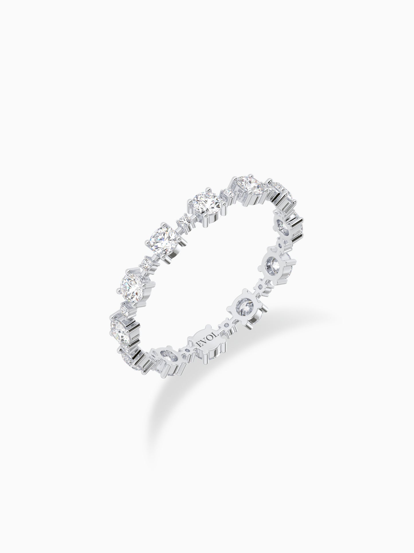 Galaxy diamond eternity ring