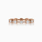 Solar diamond eternity ring