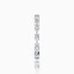 Solar diamond eternity ring