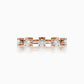 Petite solar diamond eternity ring