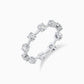 Petite solar diamond eternity ring