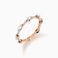 Petite zen eternity ring