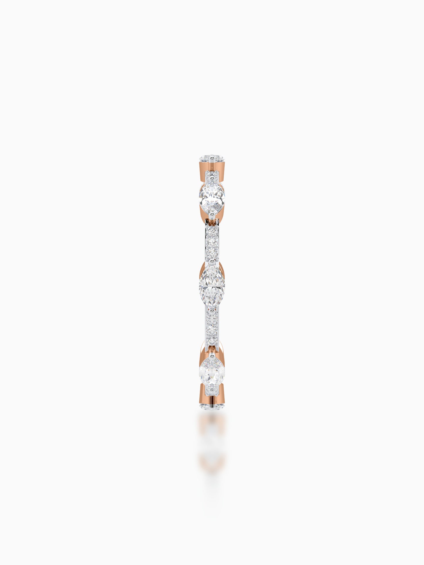 Petite zen eternity ring