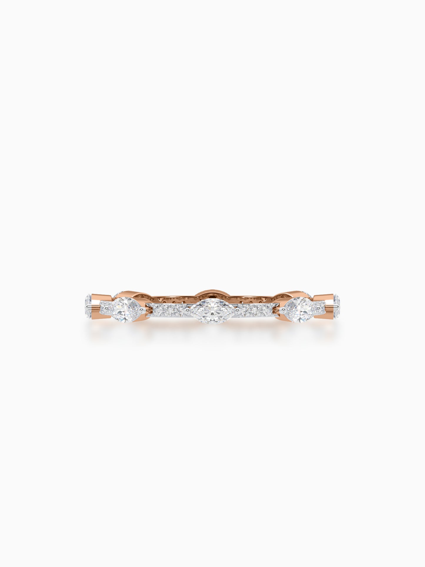 Petite zen eternity ring