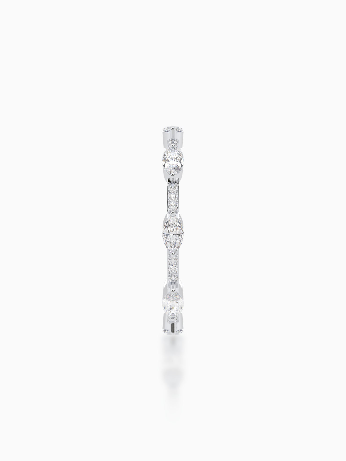 Petite zen eternity ring