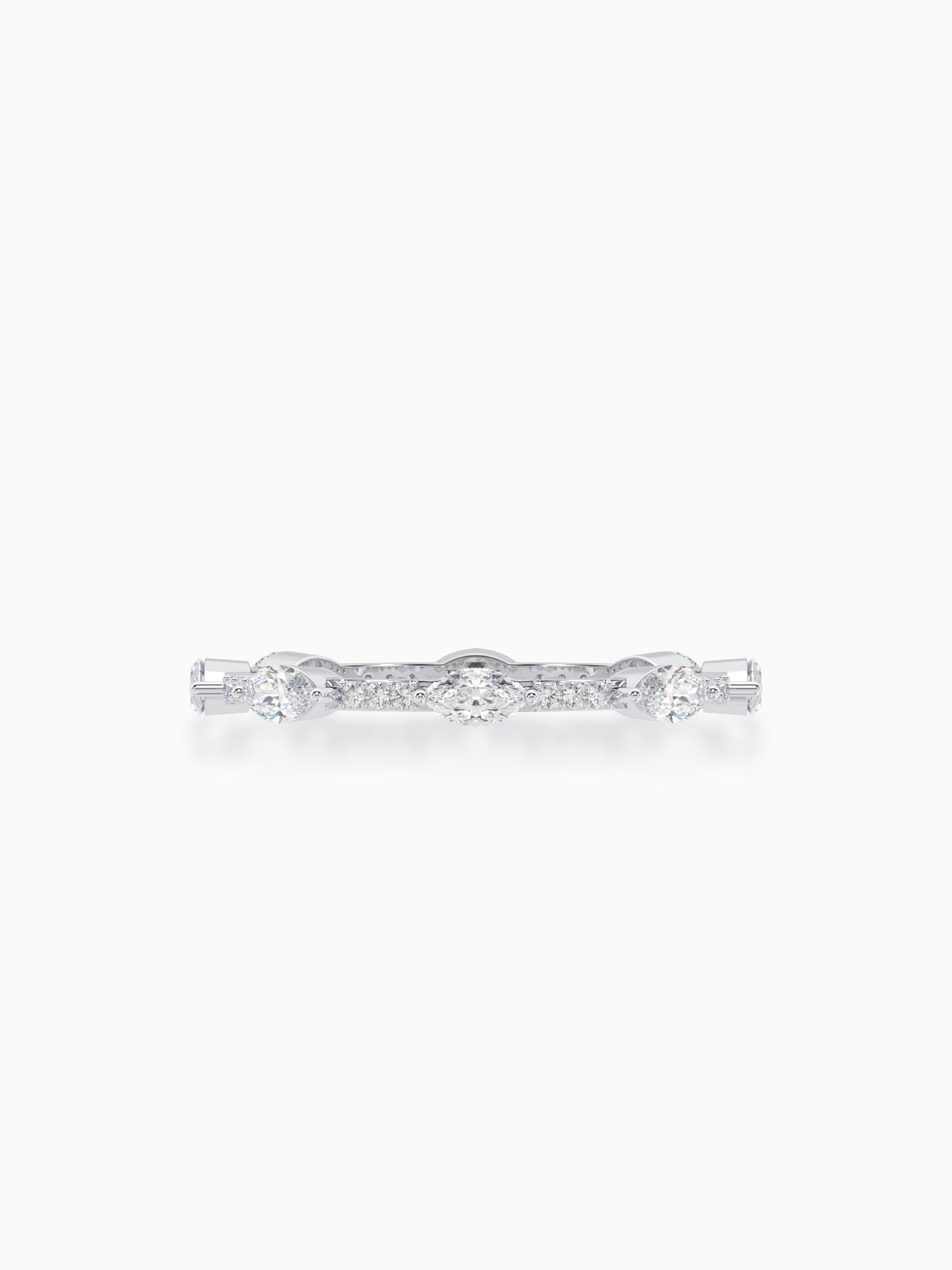 Petite zen eternity ring