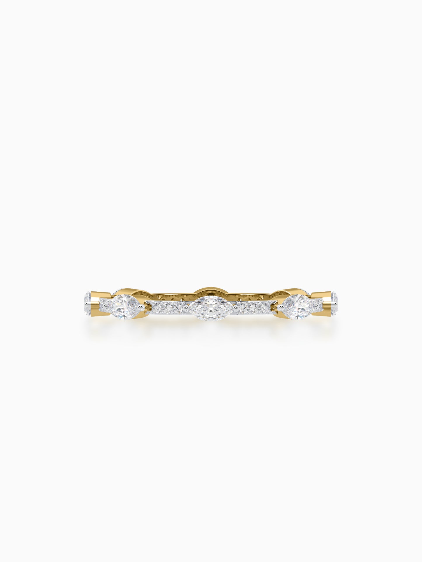 Petite zen eternity ring