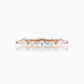 Modern symphony diamond eternity ring