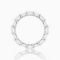 Modern symphony diamond eternity ring