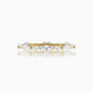 Modern symphony diamond eternity ring