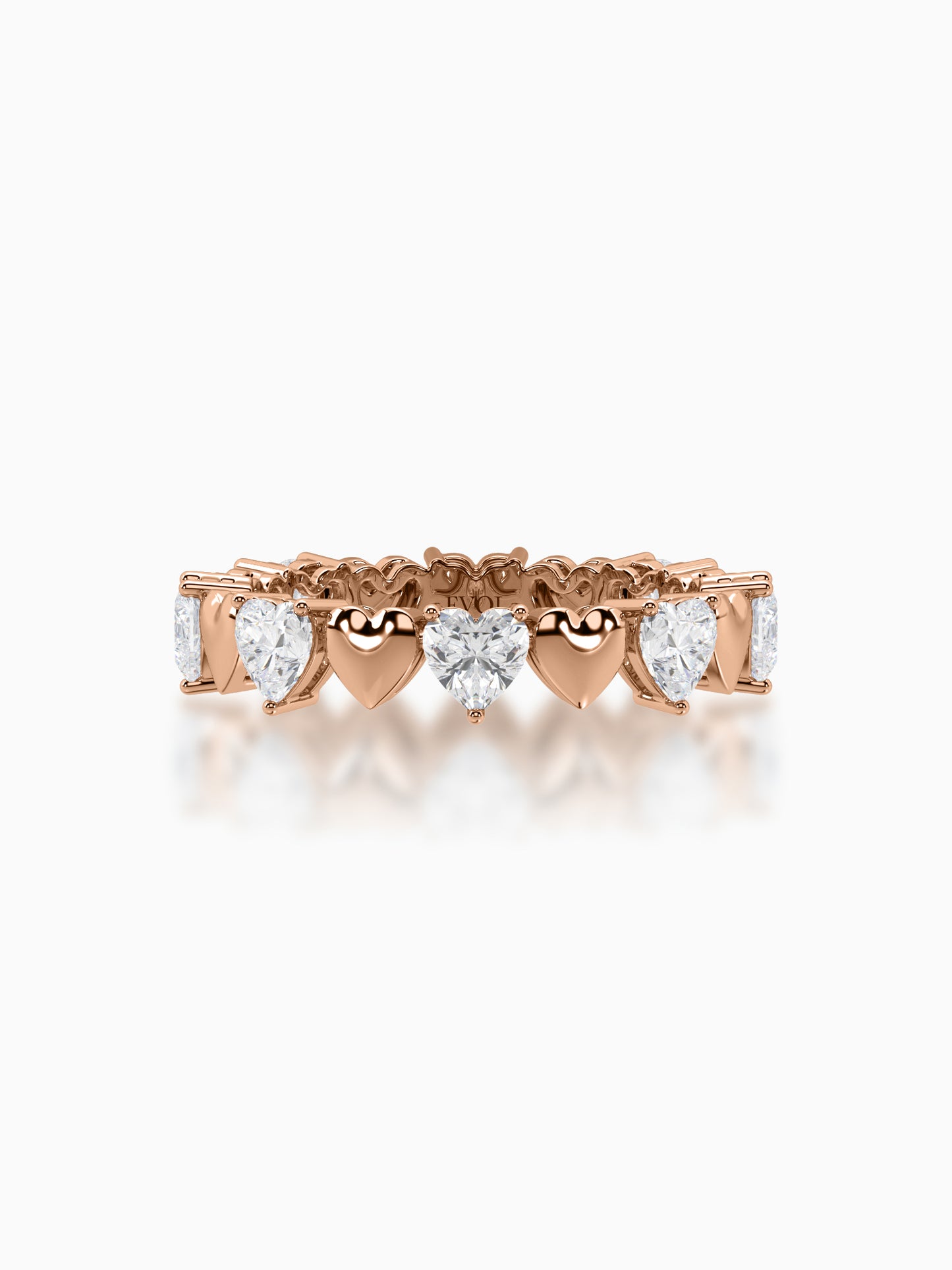 Infinite affection diamond eternity ring