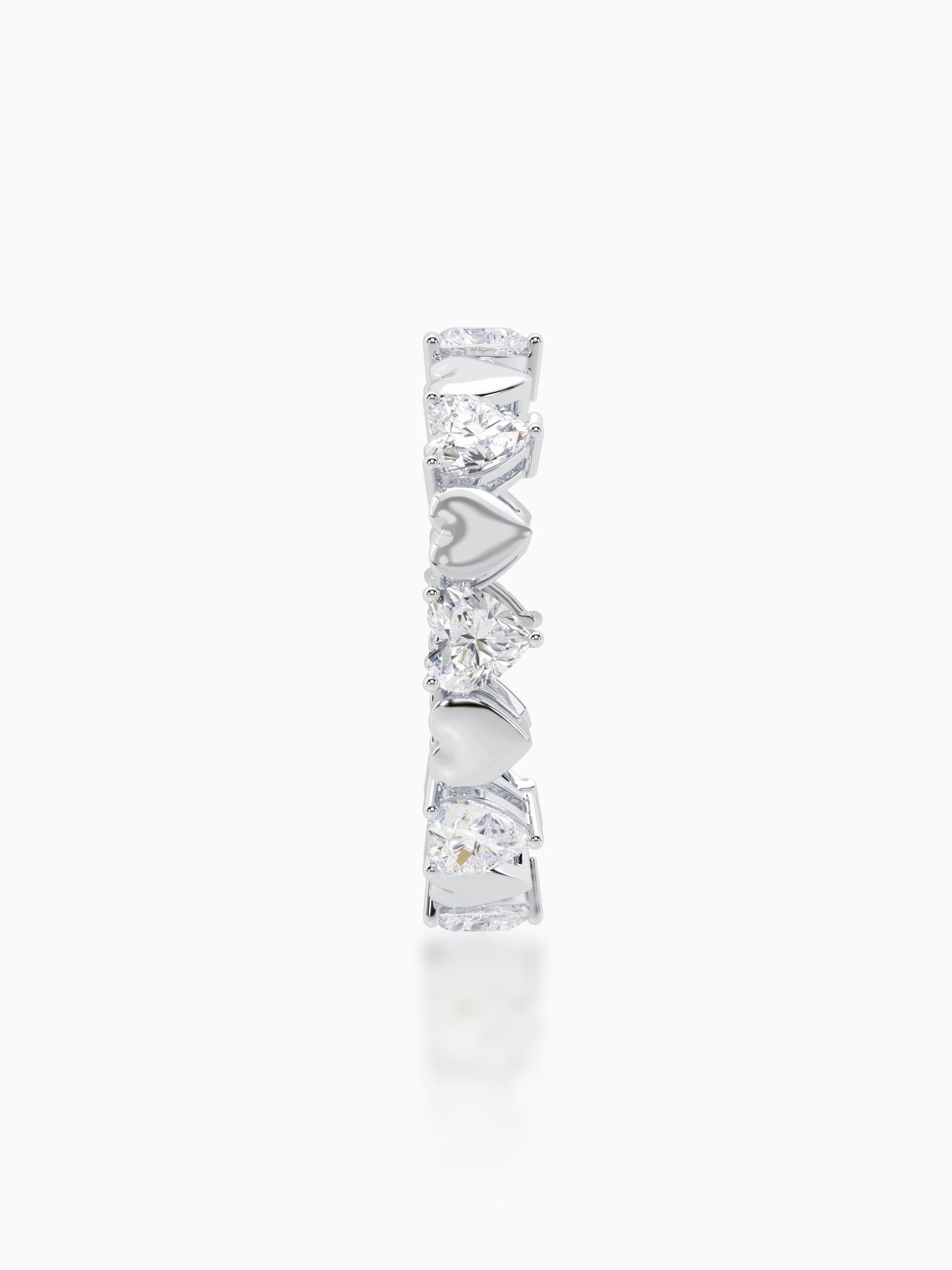 Infinite affection diamond eternity ring