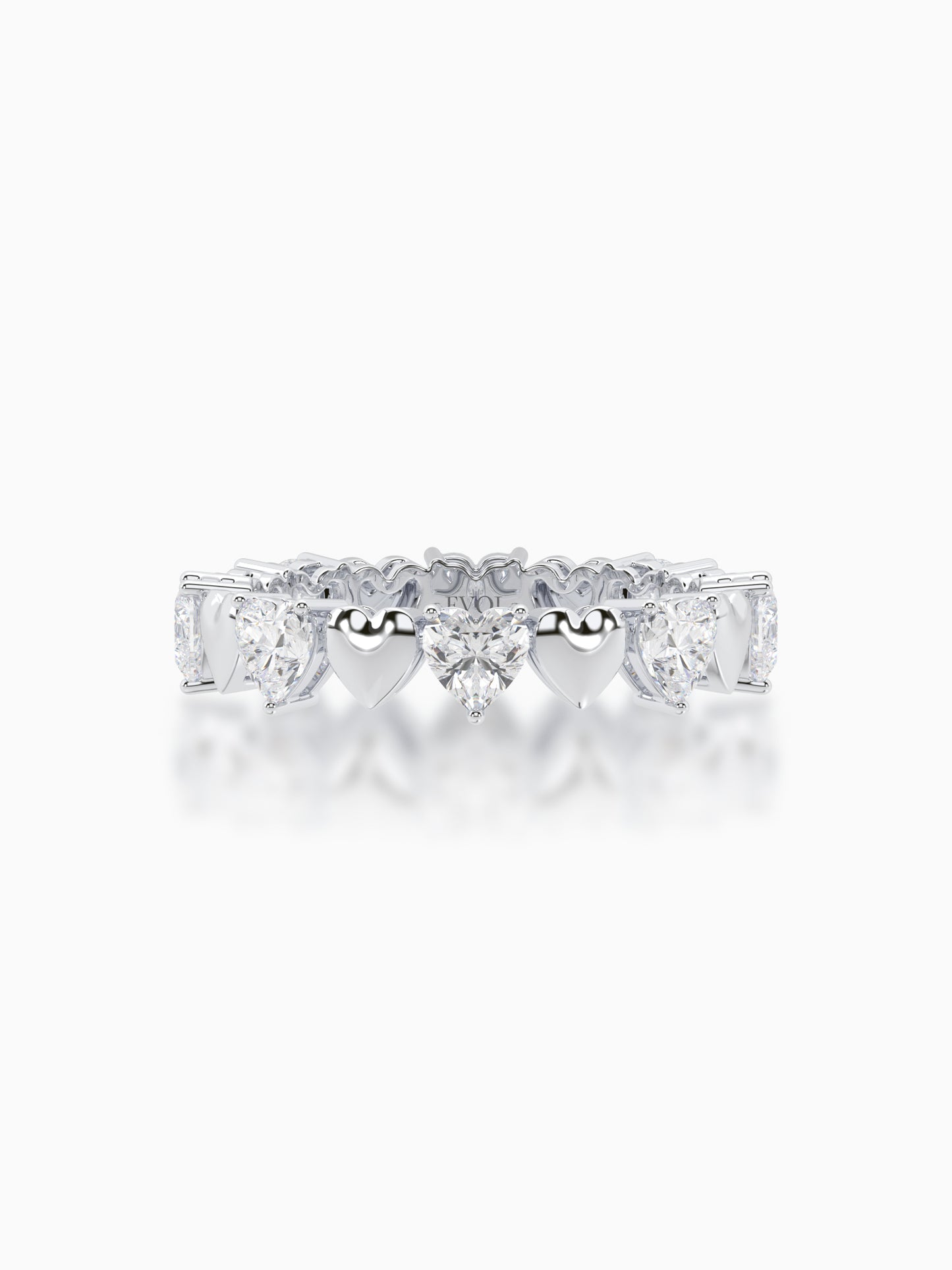 Infinite affection diamond eternity ring