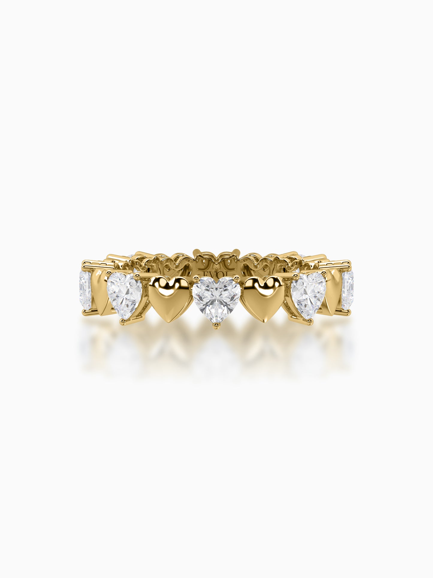 Infinite affection diamond eternity ring