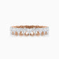 Cupid heart diamond eternity ring