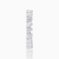 Cupid heart diamond eternity ring