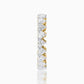 Cupid heart diamond eternity ring