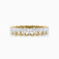 Cupid heart diamond eternity ring