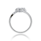 Twin Flame Diamond Ring