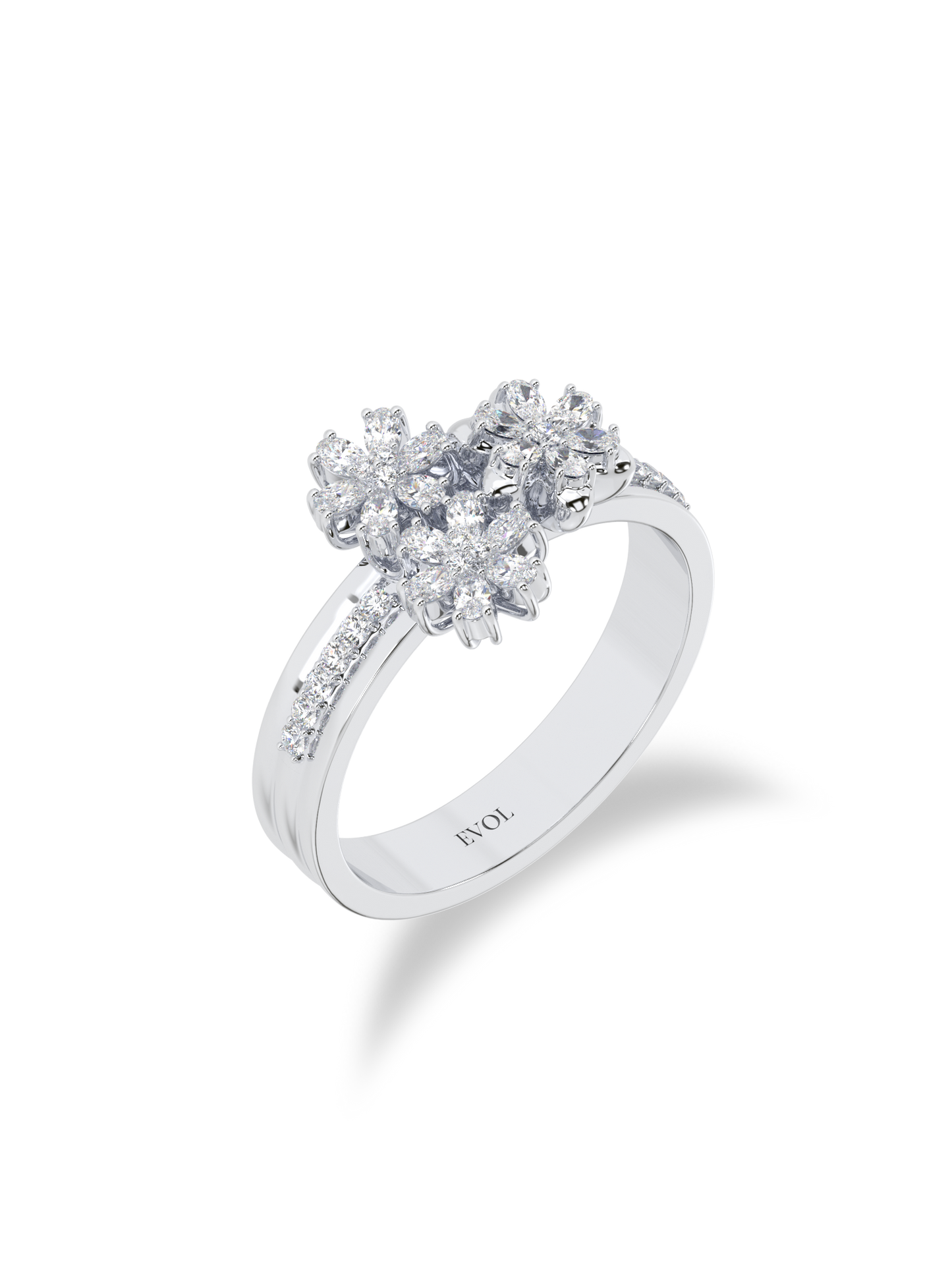 Sunlit Whisper Diamond Ring