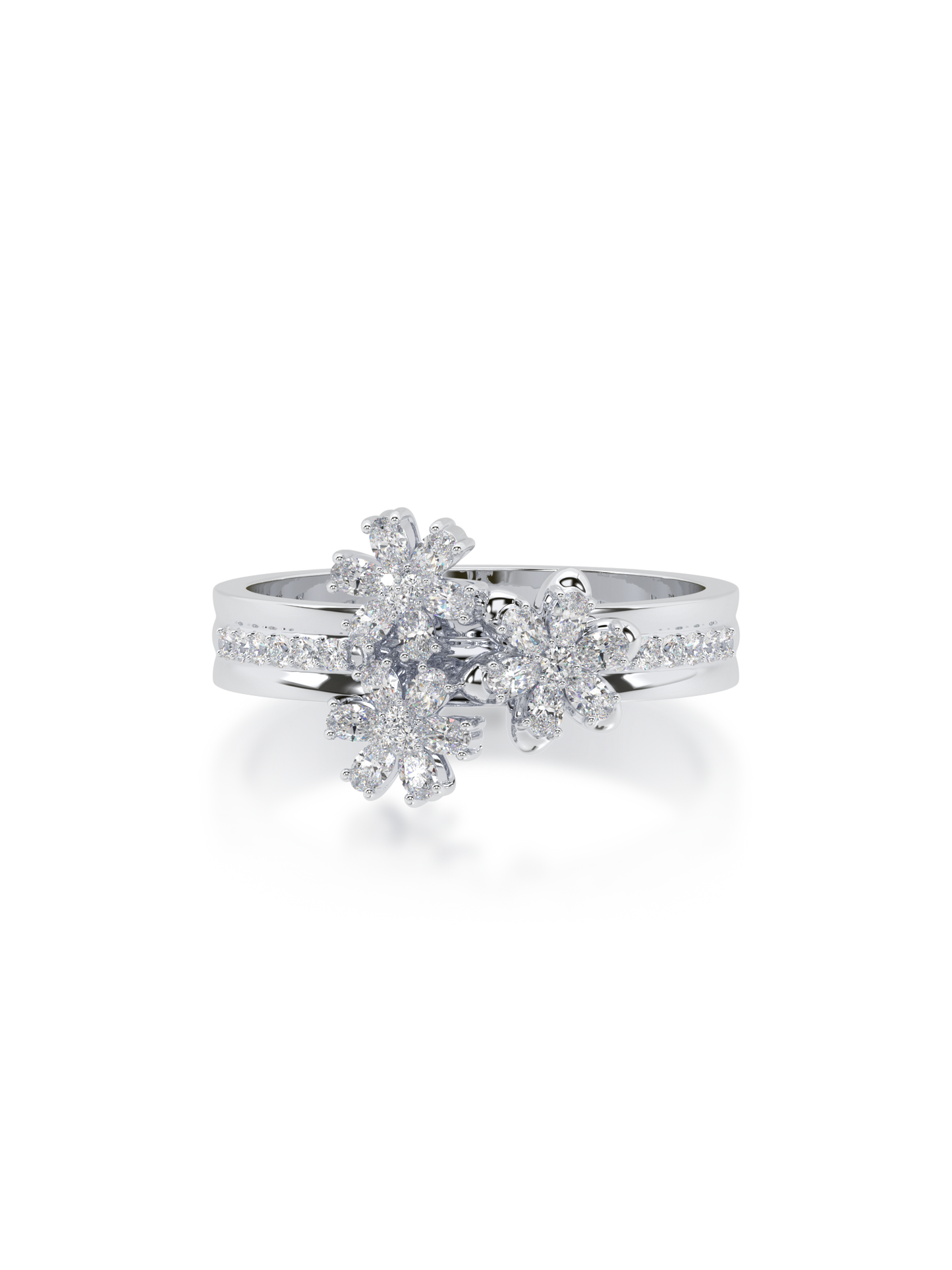 Sunlit Whisper Diamond Ring