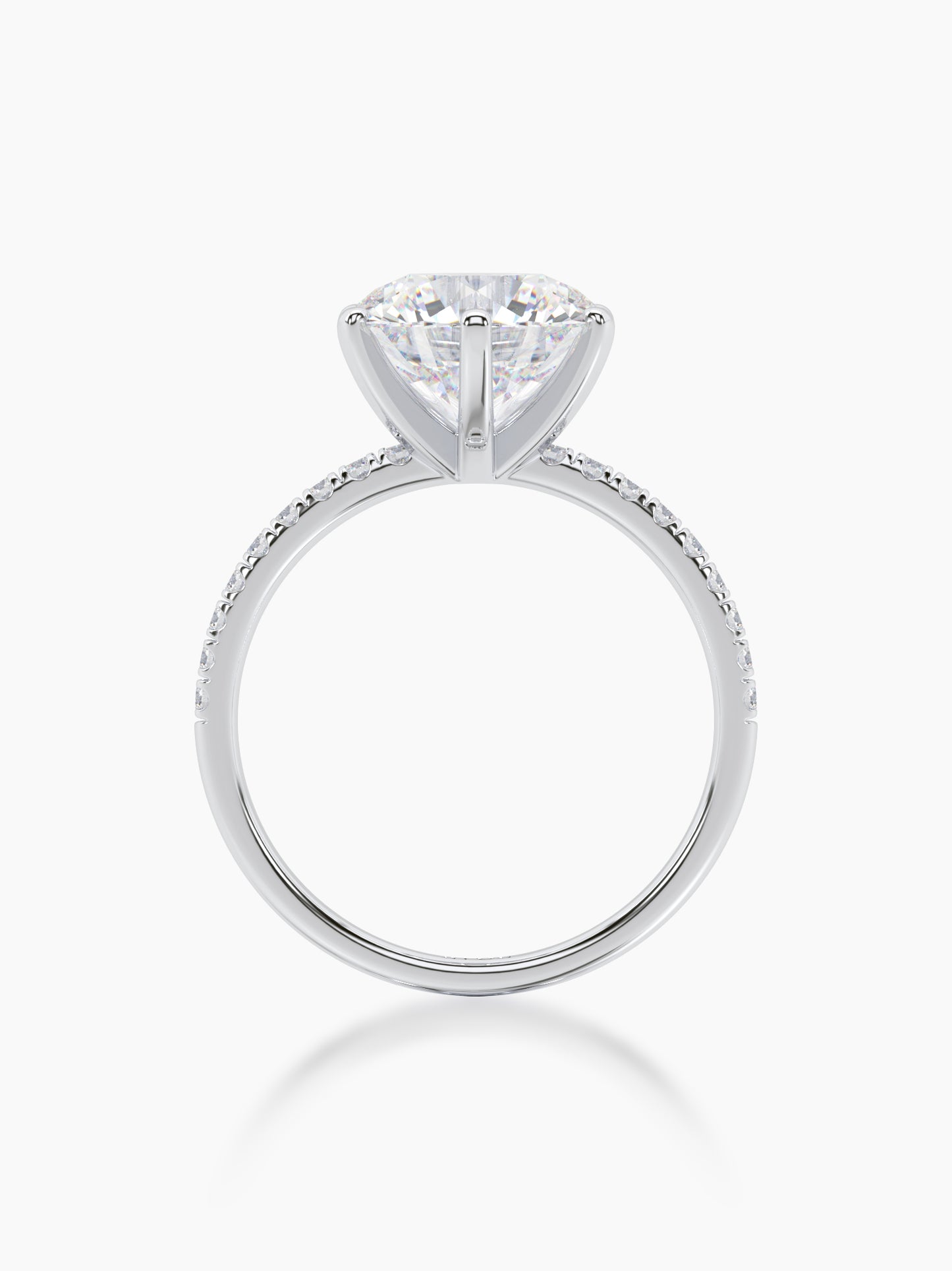 Solitaire Ring- Round - Evol Jewels