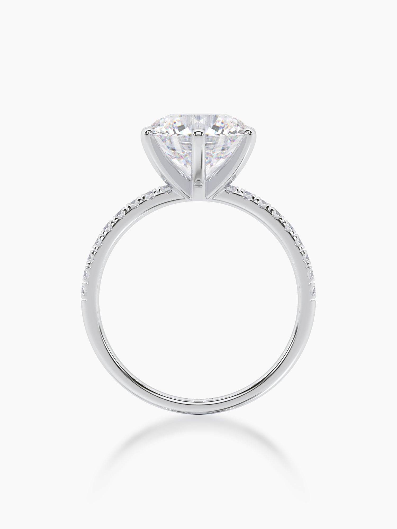Solitaire Ring- Round - Evol Jewels