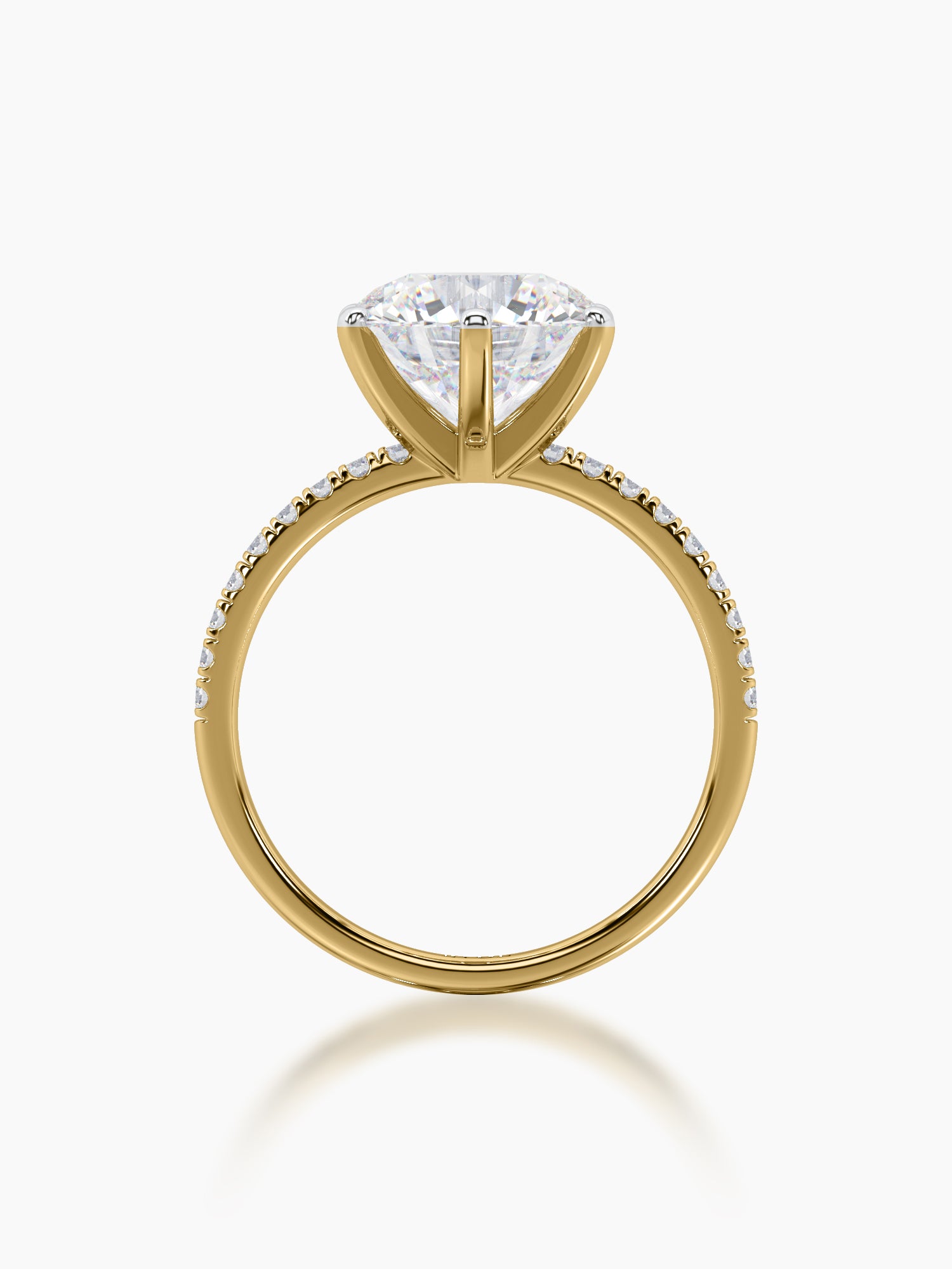 Solitaire Ring- Round - Evol Jewels
