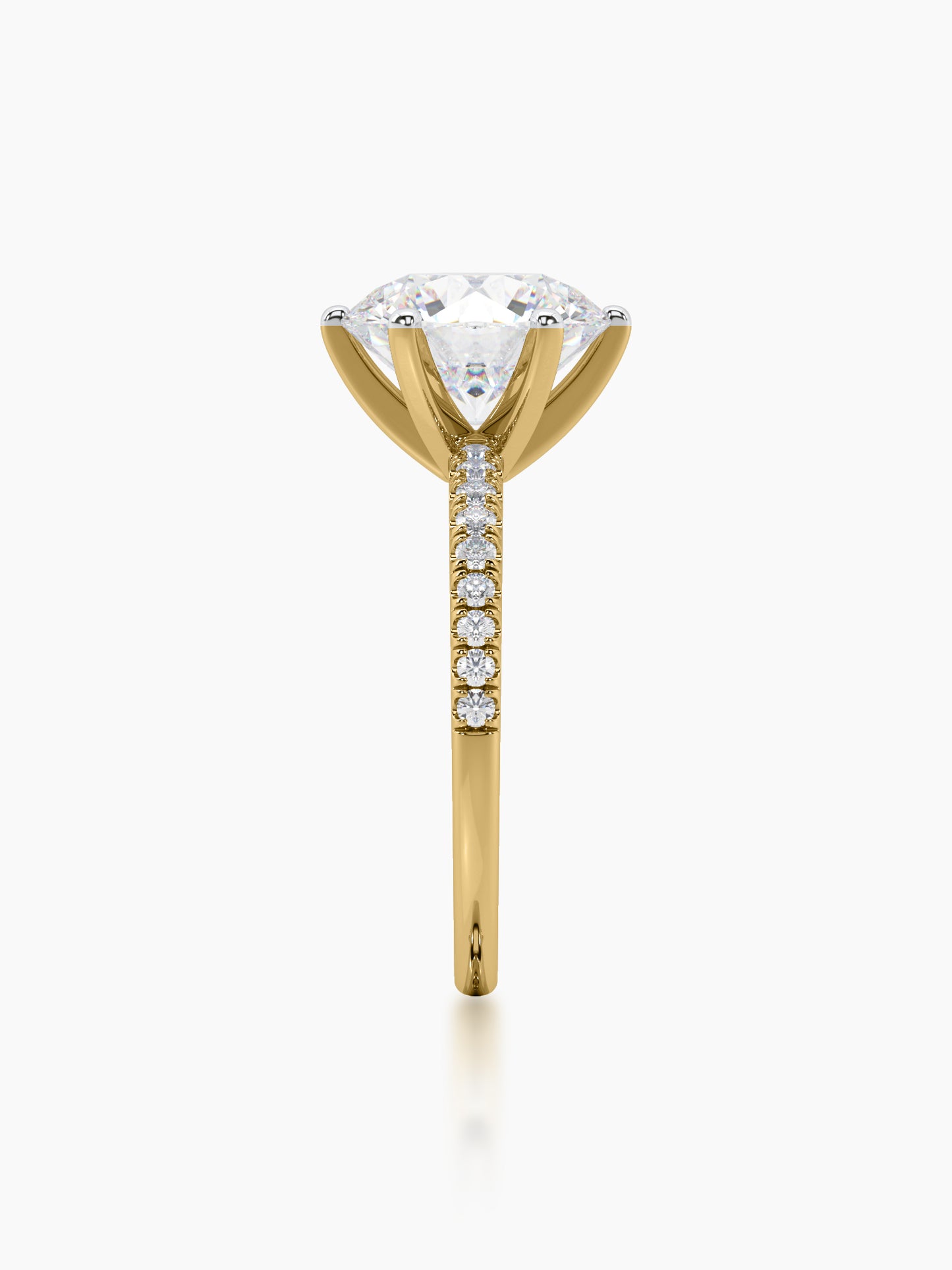 Solitaire Ring- Round - Evol Jewels